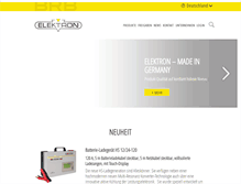 Tablet Screenshot of elektron-bremen.com